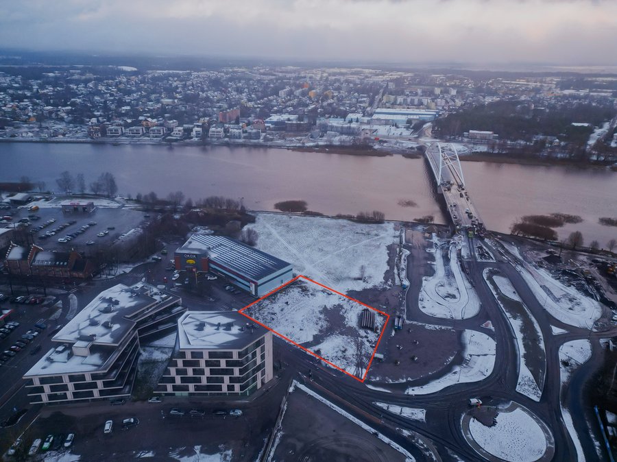 Lai 20 asukoht Pärnus uue silla kõrval